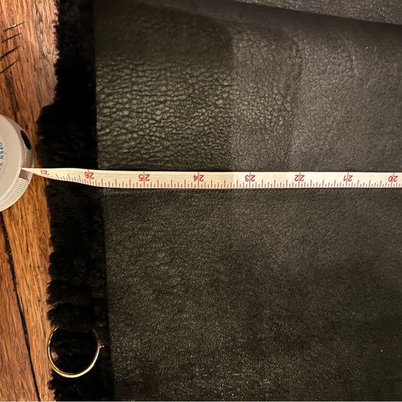 ME+EM 2022 Genuine Sheepskin Shearling Leather Reversible Moto Jacket - Picture 7 of 10